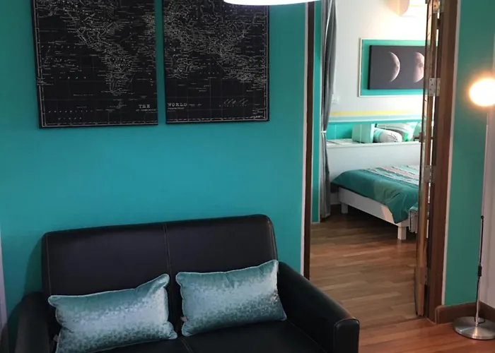 Apartment White Turquoise -2 Bedrooms Apartment- *